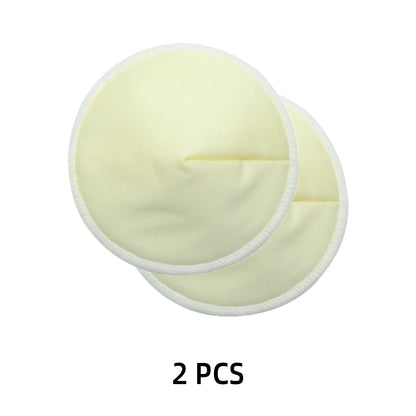 🍃 Coussinets d’allaitement lavables – viscose de bambou bio, 2 pièces, réutilisables & doux
