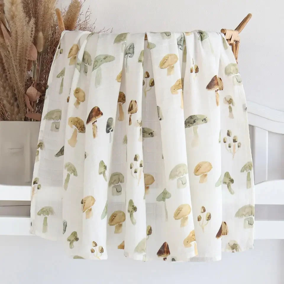 Couvertures d'emmaillotage en coton de bambou : tissu doux & naturel pour bébé