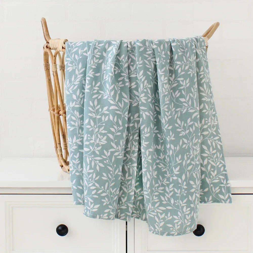 Couvertures d'emmaillotage en coton de bambou : tissu doux & naturel pour bébé