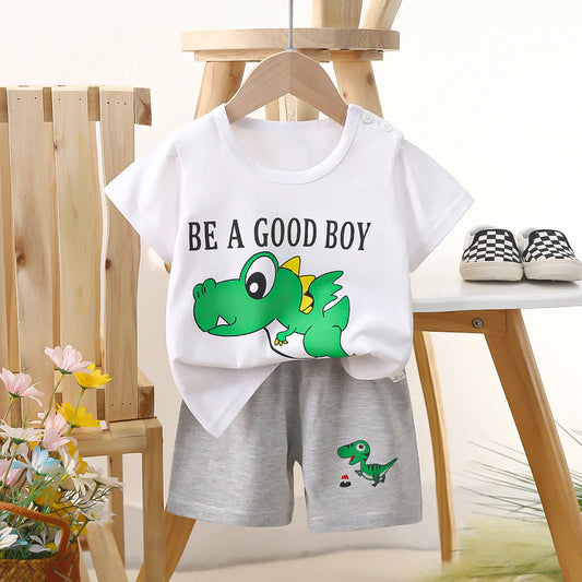 Conjunto de 2 piezas para niño: ¡cuando los animales vienen con estilo!