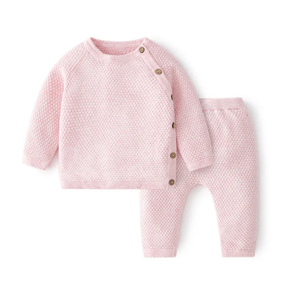 Conjunto de pijama de algodón de 2 piezas: suavidad y comodidad combinadas (niñas y niños)