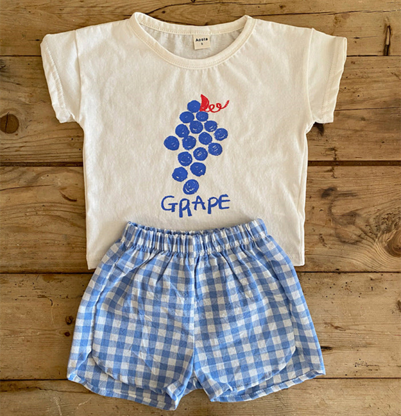 Conjunto de 2 piezas para niñas: ¡un look delicioso!