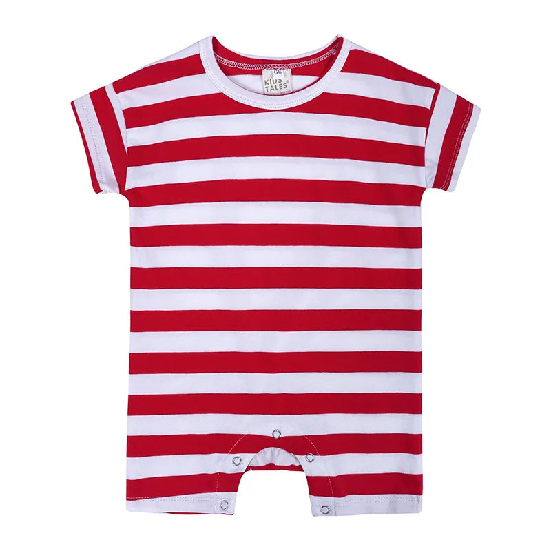 Pelele para bebé niño y niña de 0 a 2 años - Estampado de rayas, luna y perro | FamilyLK