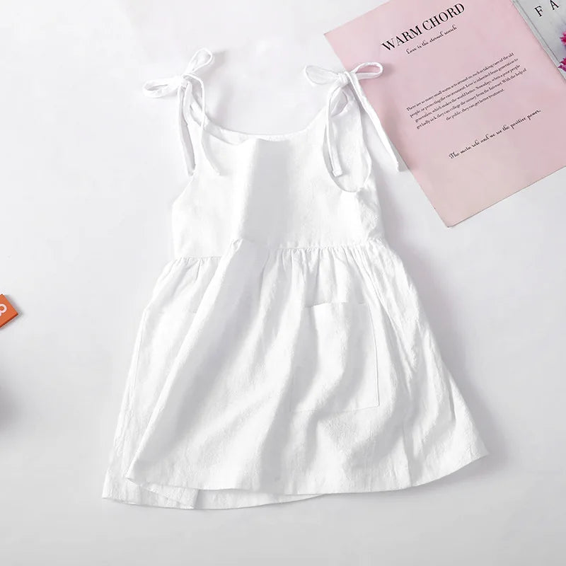 Vestido casual de verano para niñas: ¡un look de princesa para todos los días!