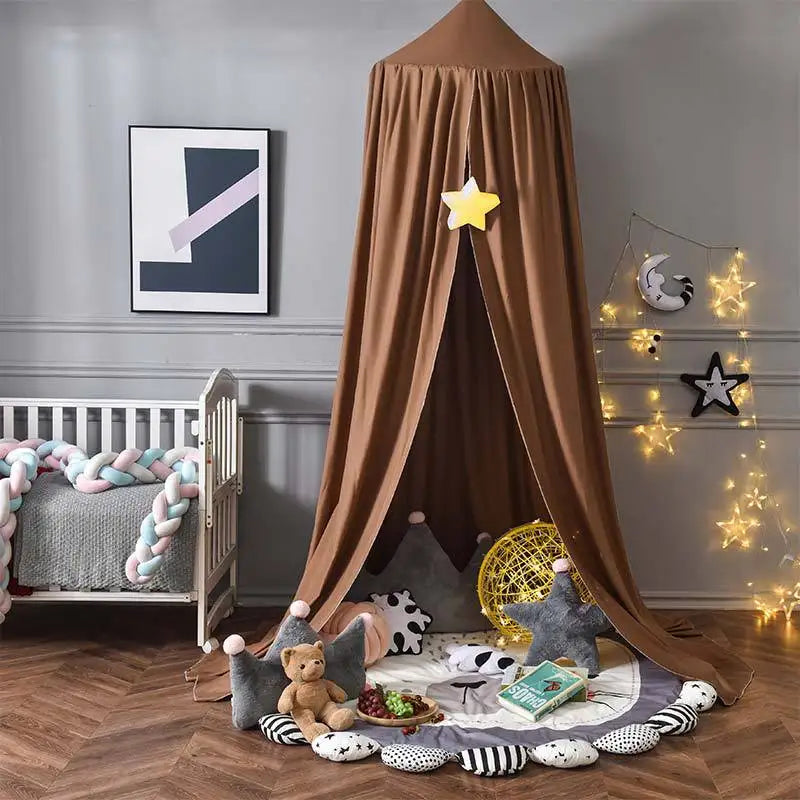 Dosel de cama infantil - Tienda decorativa princesa para bebé y niña - Rincón de lectura o juegos