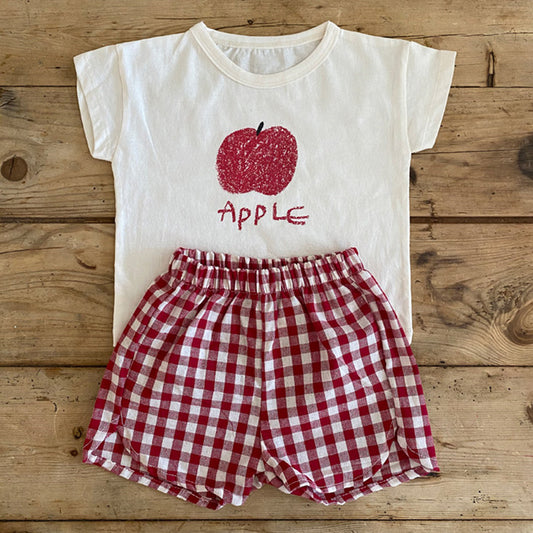 Conjunto de 2 piezas para niñas: ¡un look delicioso!