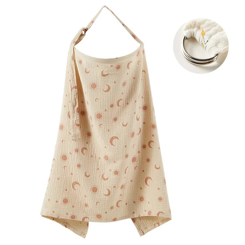 🧣 Nursing &amp; babywearing veil – pregnancy cover, discreet &amp; multi-use nursing cover