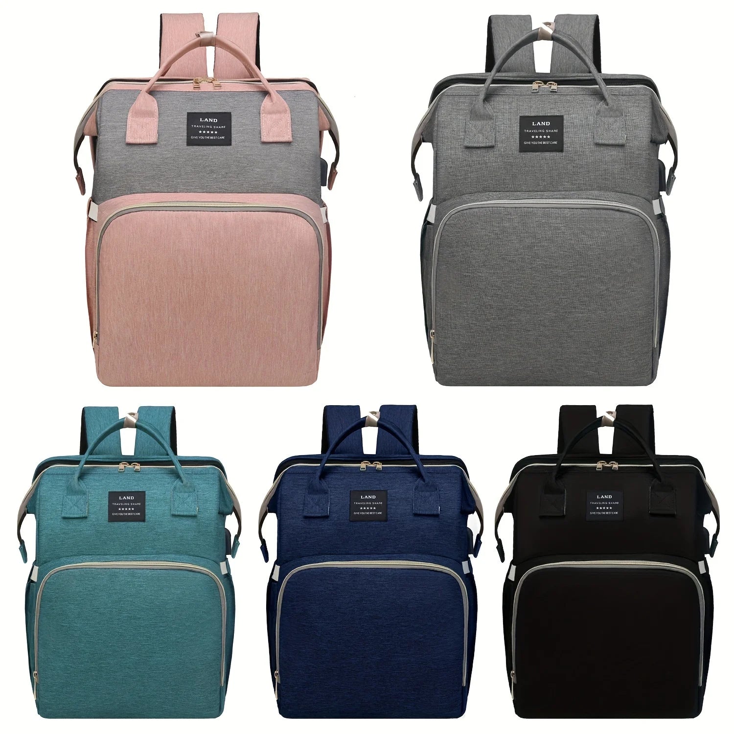 Bolsa de pañales portátil: funcionalidad y estilo