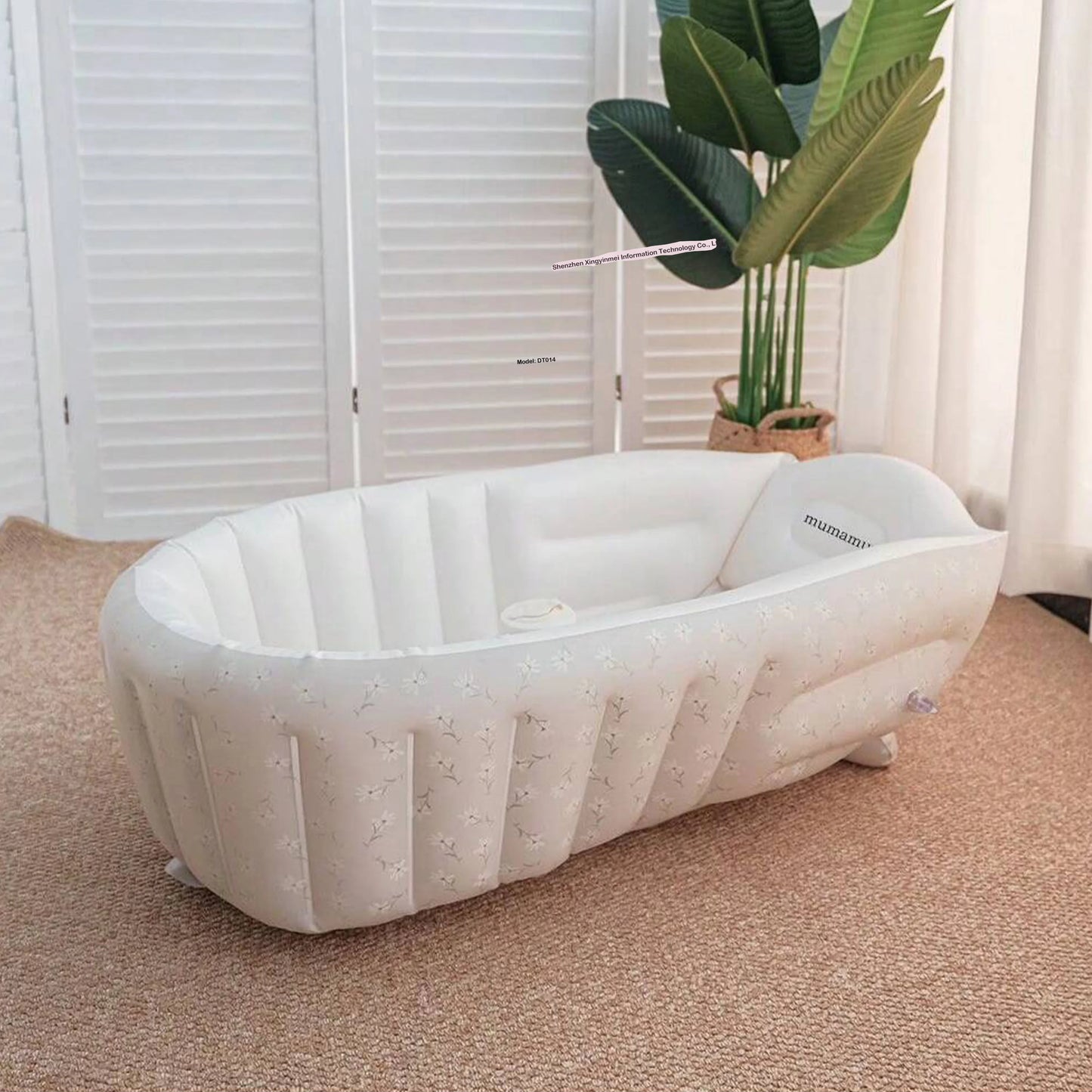 🛁🐻 Baignoire Gonflable Bébé "Bisounours" – Confort & sécurité pour le bain ✨