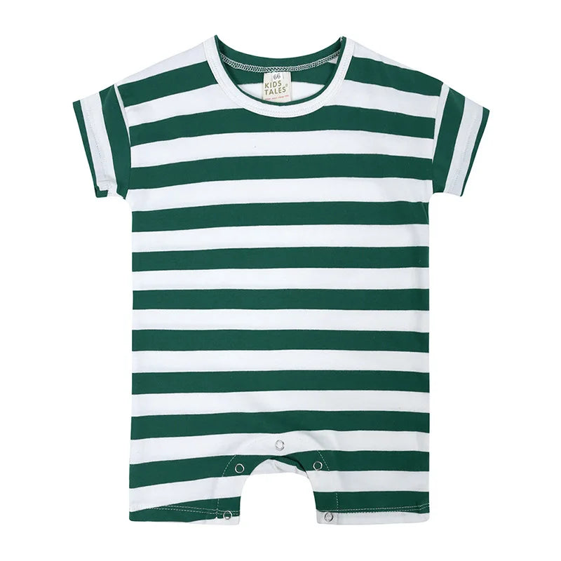 Pelele para bebé niño y niña de 0 a 2 años - Estampado de rayas, luna y perro | FamilyLK