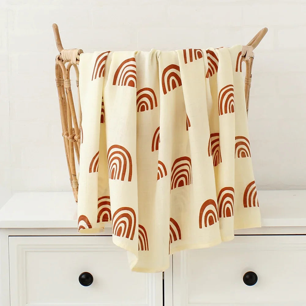 Couvertures d'emmaillotage en coton de bambou : tissu doux & naturel pour bébé