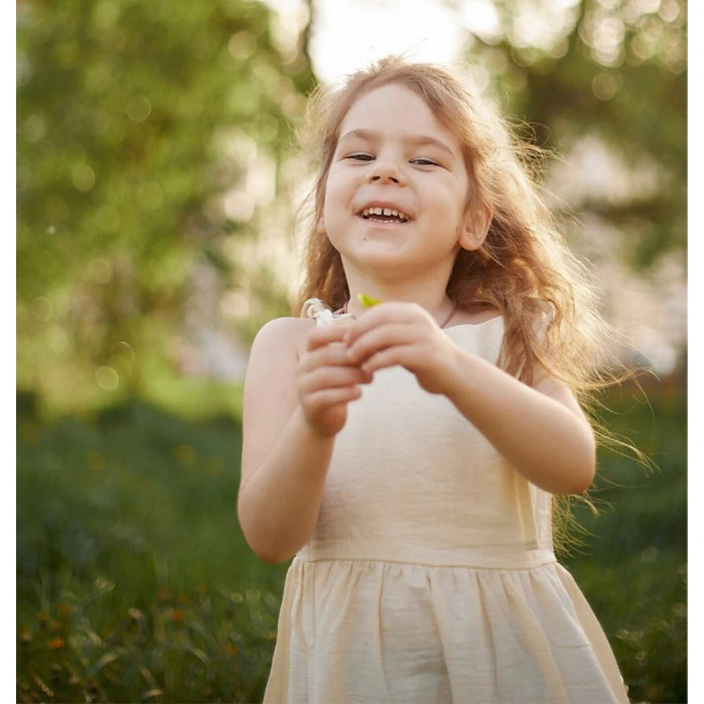 Vestido casual de verano para niñas: ¡un look de princesa para todos los días!