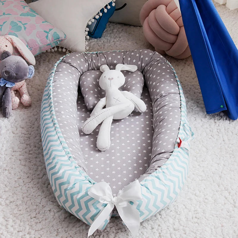 Comfortable and portable baby nest: your newborn's sleep ally 