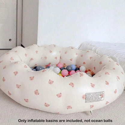 🛁🐻 Baignoire Gonflable Bébé "Bisounours" – Confort & sécurité pour le bain ✨