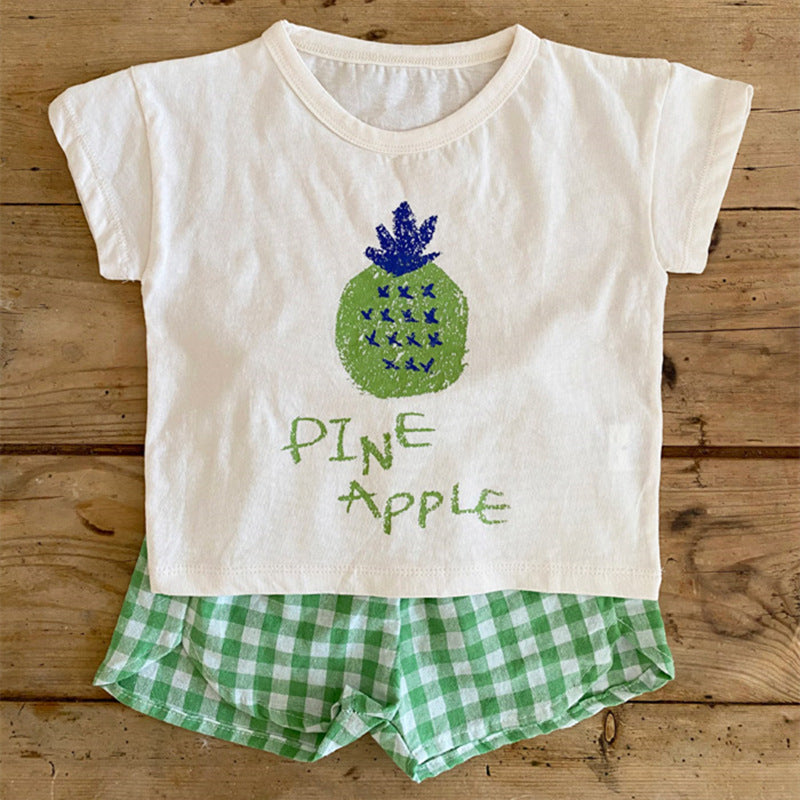 Conjunto de 2 piezas para niñas: ¡un look delicioso!