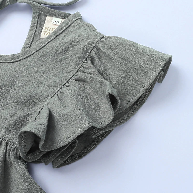 Vestido de lino para niña: el atuendo mágico para las princesas en ciernes
