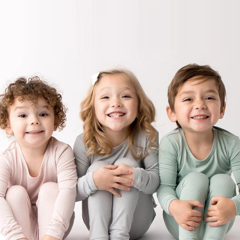 Pyjamas 2 pièces en fibre de bambou : le confort des petits comme des grands