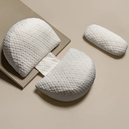 Almohada de embarazo Pangdube: forma de U multifuncional de 130 × 70 cm, soporte para espalda, abdomen, caderas y lactancia.