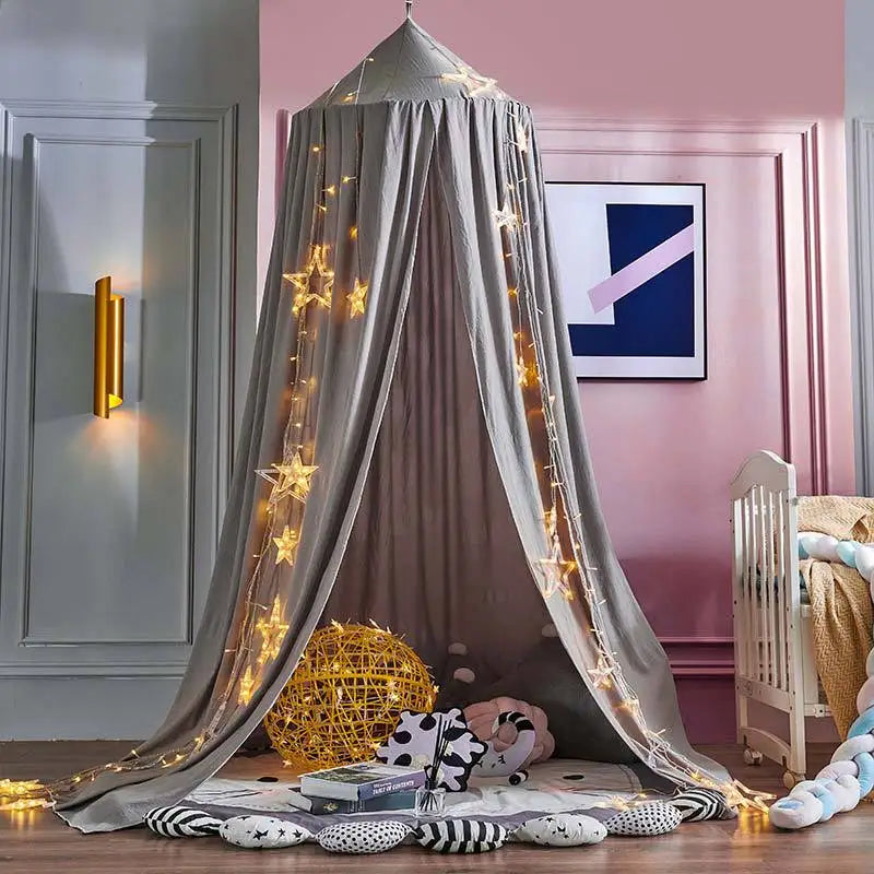 Dosel de cama infantil - Tienda decorativa princesa para bebé y niña - Rincón de lectura o juegos