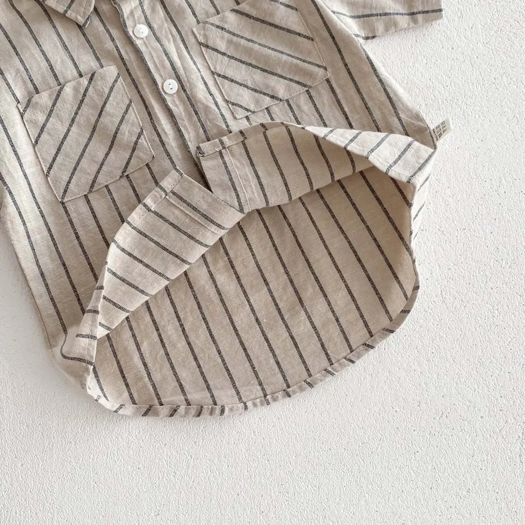 Ensemble chemise & short pour garçon : petit look, grand effet !