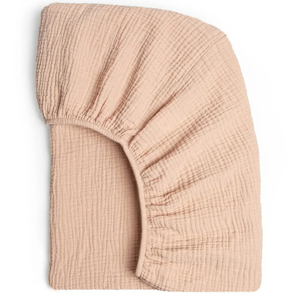 Drap-housse en mousseline de coton :  un seul drap, toutes les formes – Drap-housse bébé 100% adaptable !
