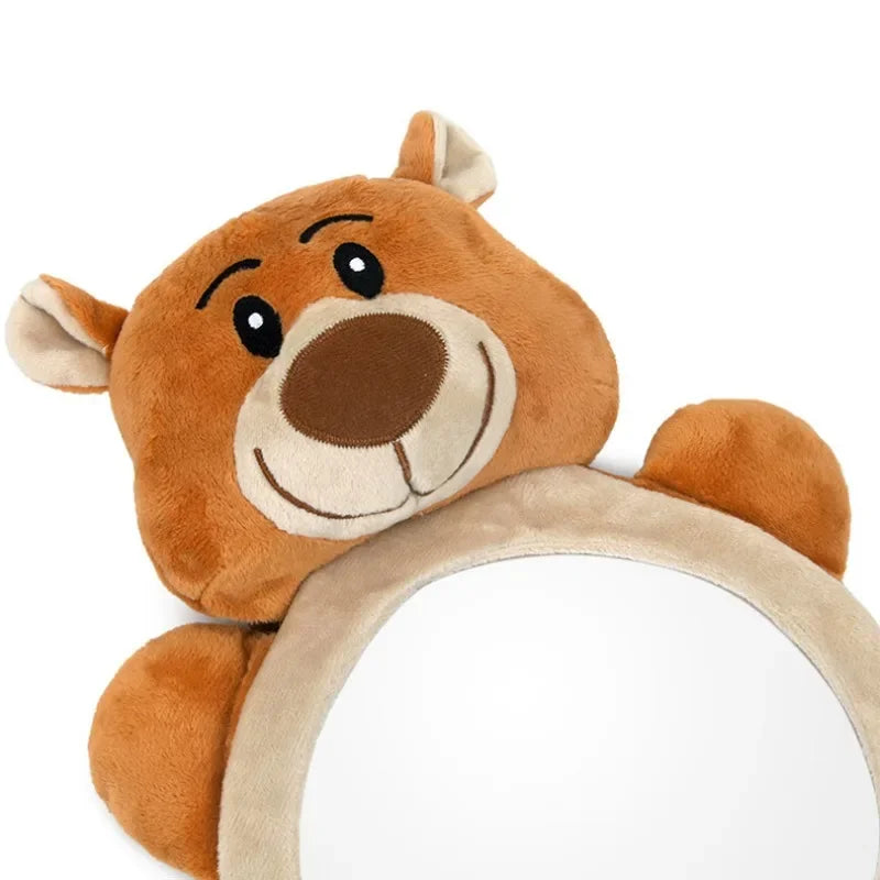Miroir peluche  : sécurité en voiture et tendresse à la maison