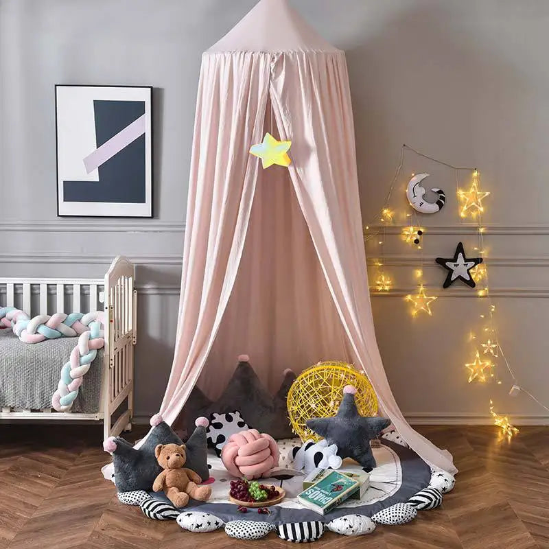Dosel de cama infantil - Tienda decorativa princesa para bebé y niña - Rincón de lectura o juegos