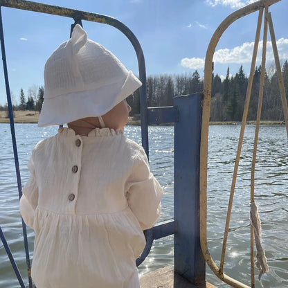 Gorro con orejeras Palma: ¡Aspecto pequeño, gran protección! (Talla única - 3 a 12 meses)
