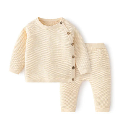 Conjunto de pijama de algodón de 2 piezas: suavidad y comodidad combinadas (niñas y niños)