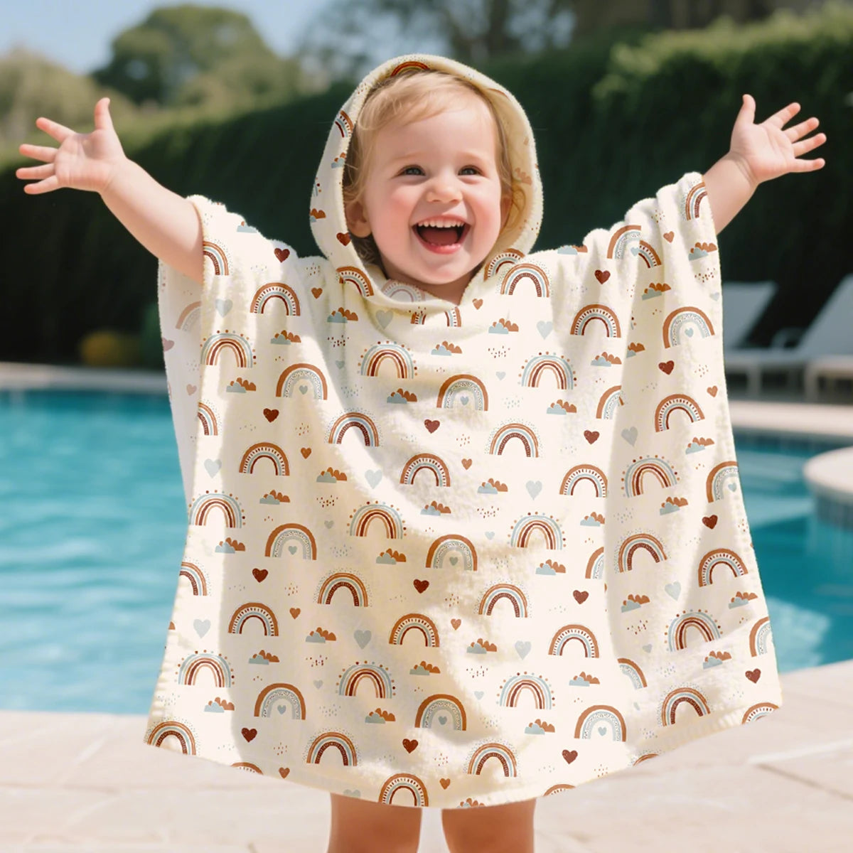Cape de bain "ELINFANT" : pour les petits héros qui sortent de l'eau !