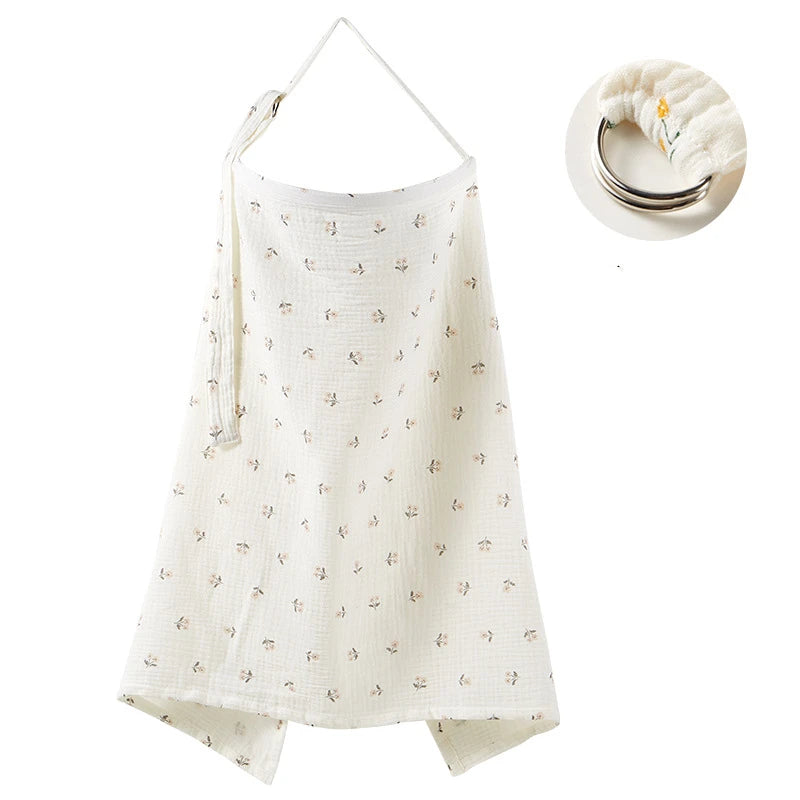 🧣 Nursing &amp; babywearing veil – pregnancy cover, discreet &amp; multi-use nursing cover