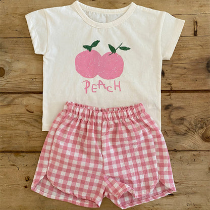 Conjunto de 2 piezas para niñas: ¡un look delicioso!