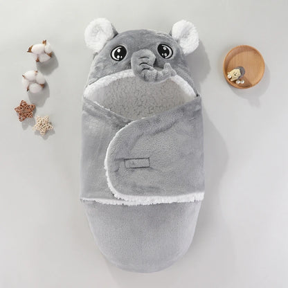 ❄️ Saco de dormir Cocoon Otoño-Invierno – 0-9 meses – Franela y polar – Cálido y suave 