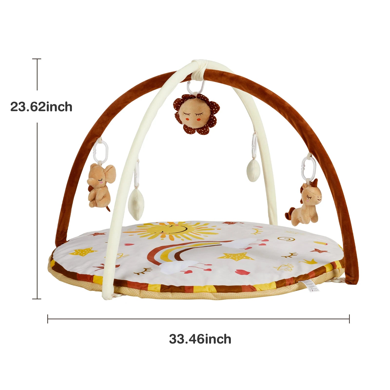 Tapis de jeux pour bébé en polyester