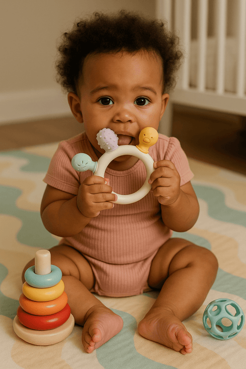 Anneau de dentition Erduo : soulage, amuse et rassure ! - FamilyLK