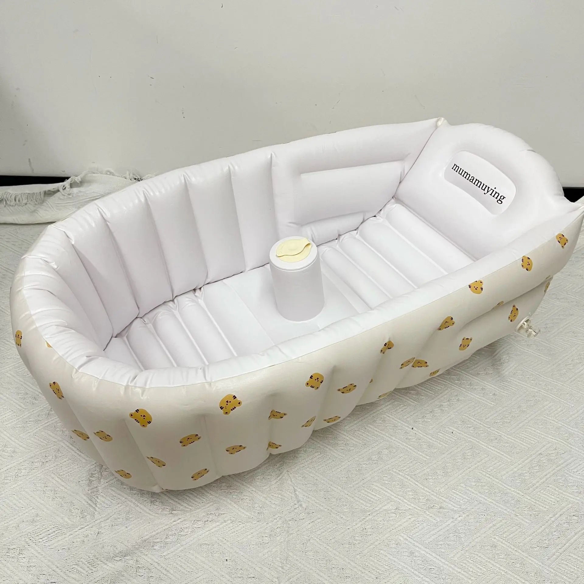 🛁🐻 Baignoire Gonflable Bébé "Bisounours" – Confort & sécurité pour le bain ✨ - FamilyLK
