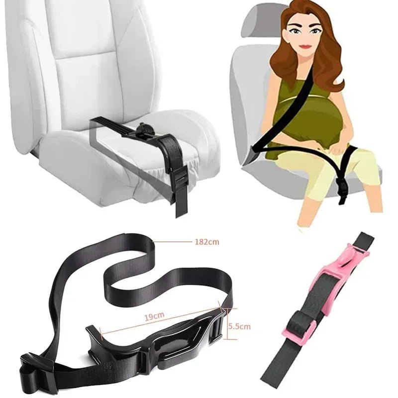 🚗 Ceinture de sécurité maternité – support ventre réglable, extension siège auto, utilisable en voiture - FamilyLK