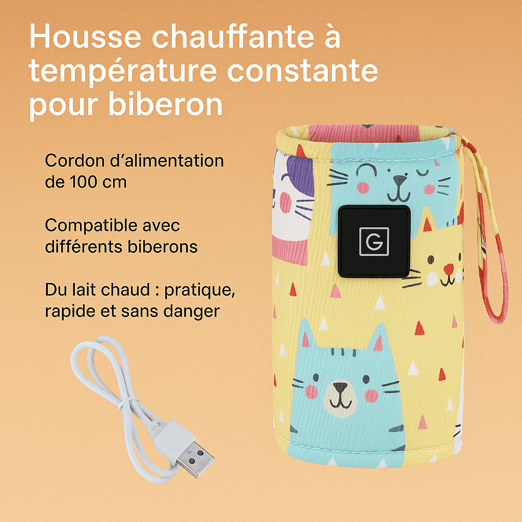 Chauffe - biberon portable USB : le compagnon nomade de tous les parents ! - FamilyLK