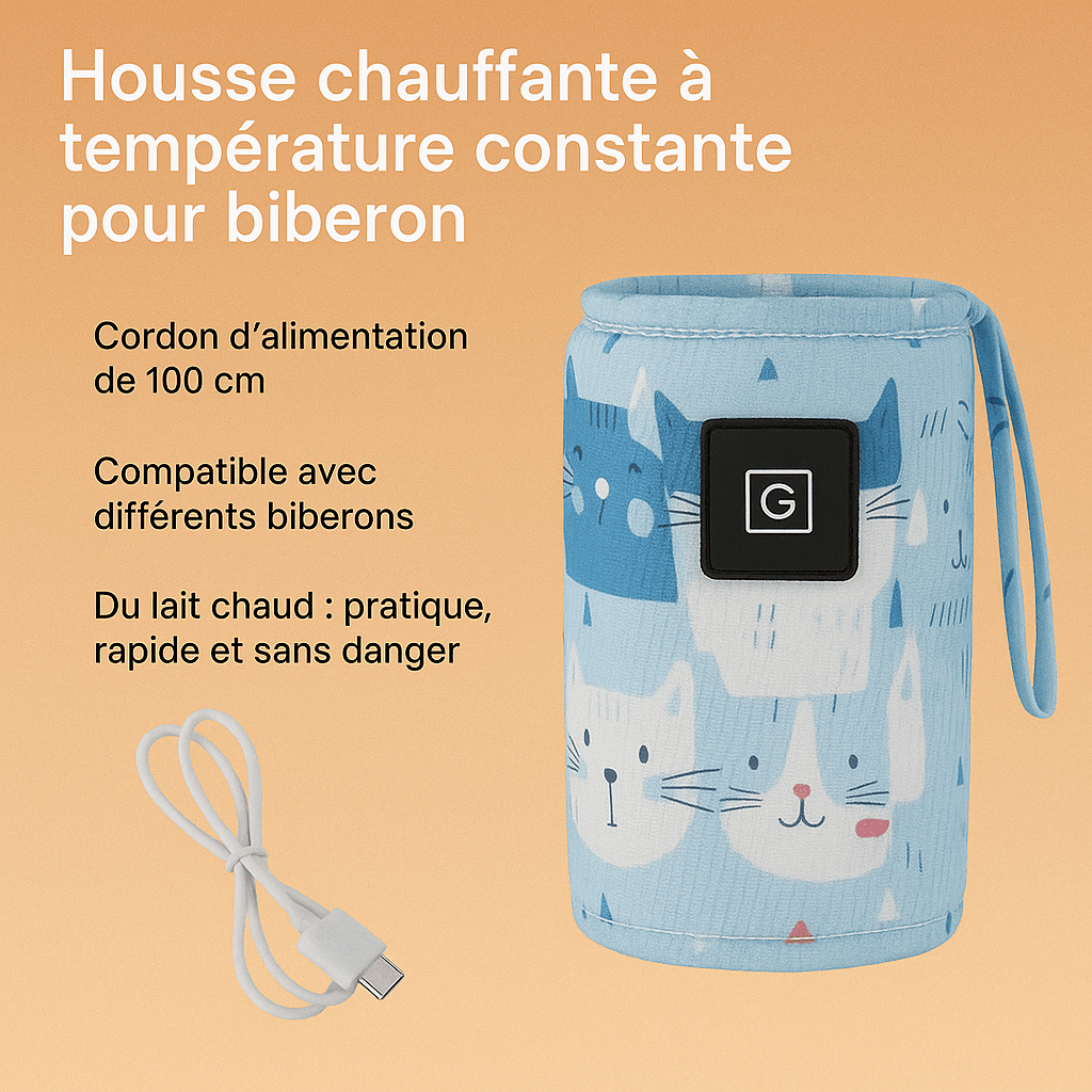 Chauffe - biberon portable USB : le compagnon nomade de tous les parents ! - FamilyLK