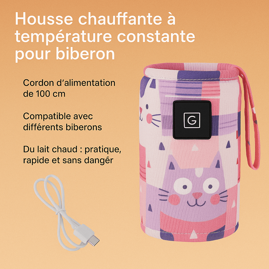 Chauffe - biberon portable USB : le compagnon nomade de tous les parents ! - FamilyLK