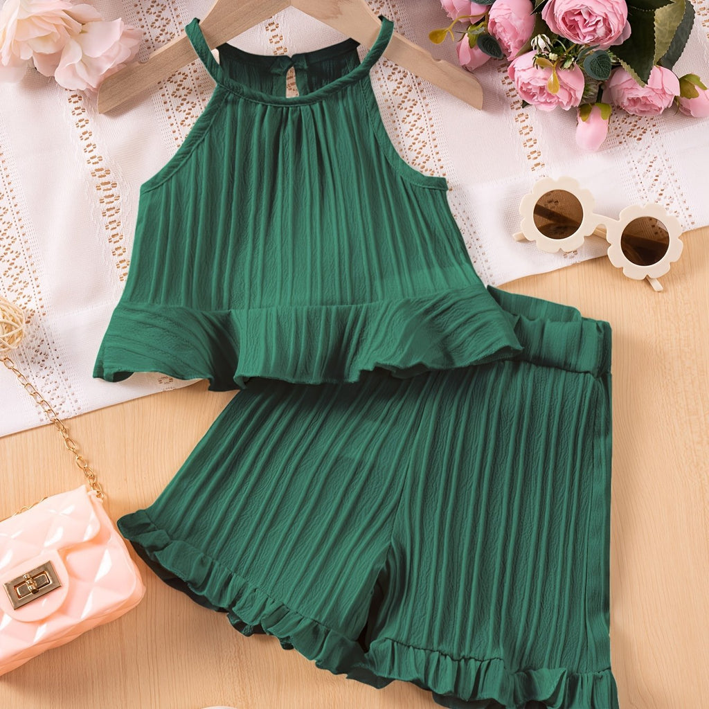 Duo débardeur + short pour petite fille : confort estival au naturel ! - FamilyLK