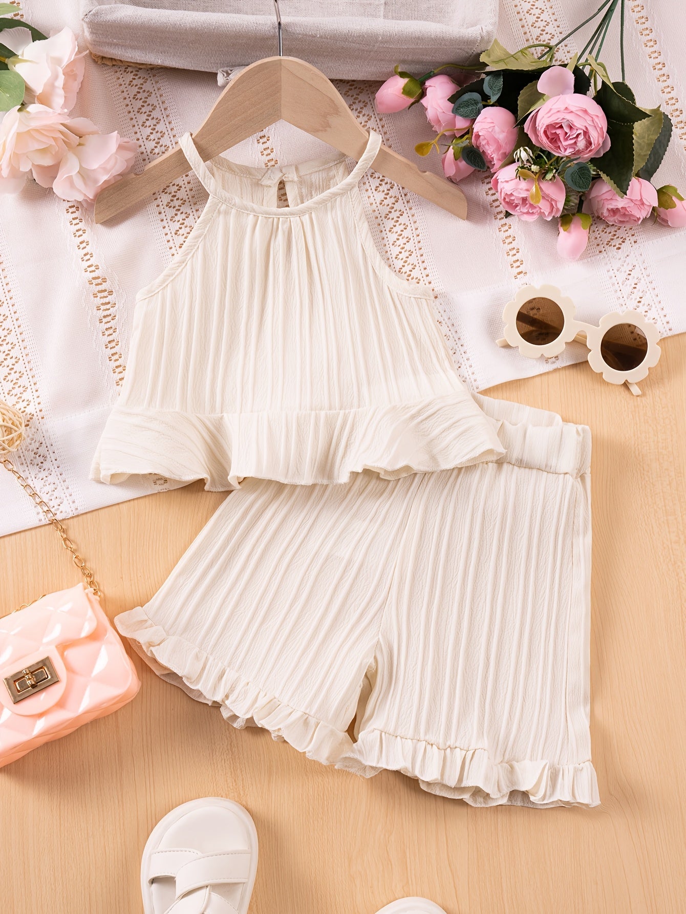 Duo débardeur + short pour petite fille : confort estival au naturel ! - FamilyLK