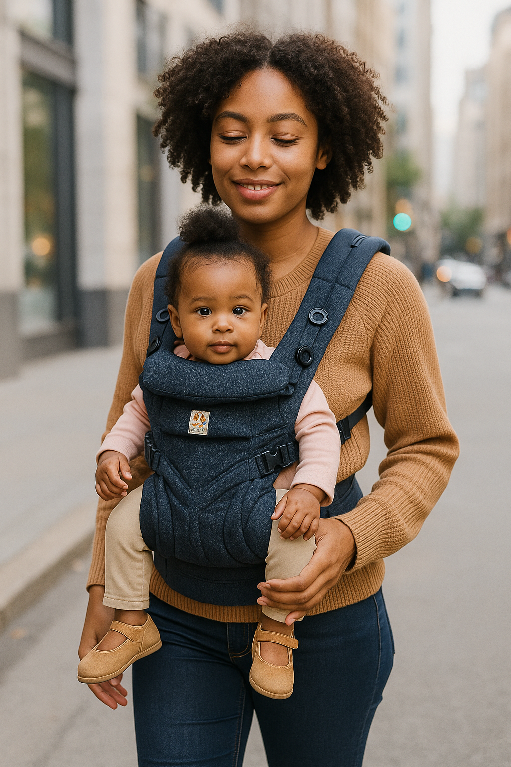 Portabebés ergonómico "EGOBABY": comodidad y seguridad desde los primeros meses. (Adaptable para bebés y niños pequeños - varios colores disponibles)