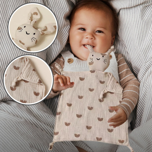 Doudou lapin plat : un ami pour la vie