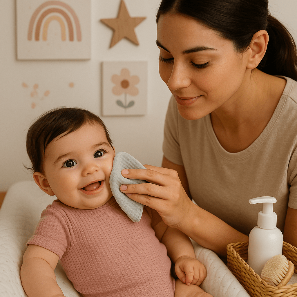 Lot de 5 carrés de mousseline : l'essentiel doux, pratique et stylé ! - FamilyLK