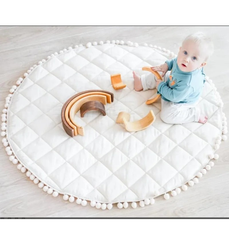Tapis de sol rond : un cocon parfait !