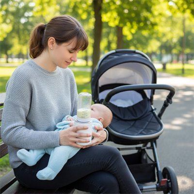 Chauffe biberon portable |  compact et pratique !