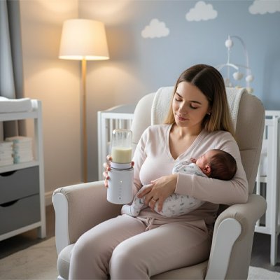 Chauffe biberon portable |  compact et pratique !