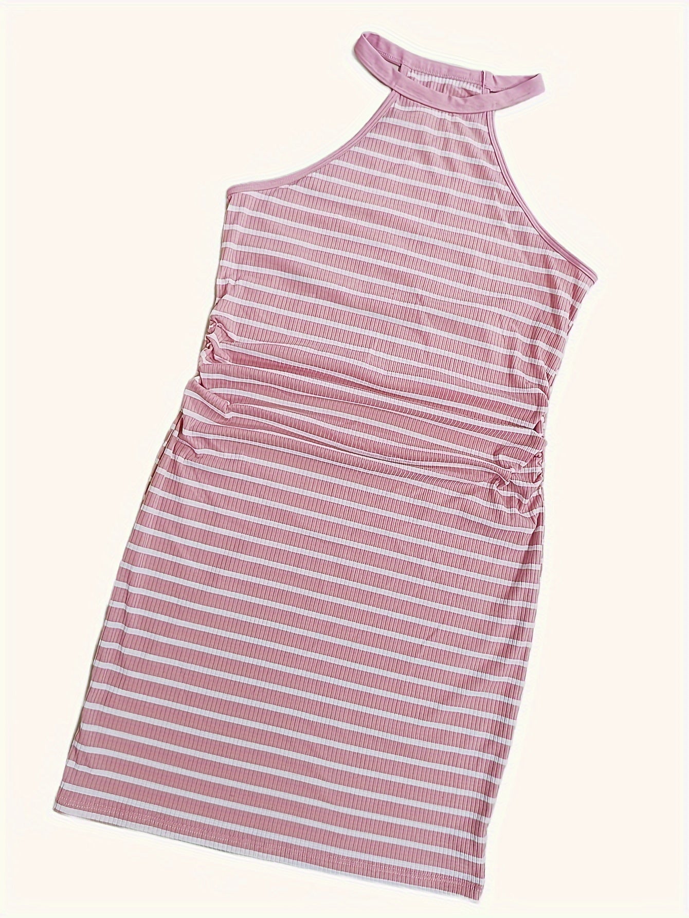 👗 Robe de Maternité élégante à rayures extensible - FamilyLK
