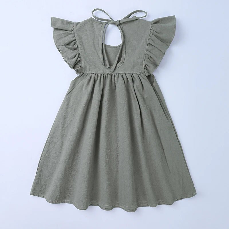 Robe pour petite fille en lin : la tenue féérique pour les princesses en herbe - FamilyLK